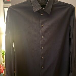 Emporio Armani Black Dress Shirt Classic Style
